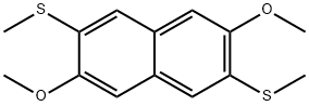 2,6-DIMETHOXY-3,7-BIS(METHYLTHIO)-NAPHTHALENE Struktur