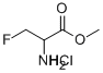 3-FLUORO-DL-ALANINE METHYL ESTER, HYDROCHLORIDE Struktur