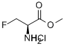 3-FLUORO-L-ALANINE METHYL ESTER, HYDROCHLORIDE Struktur