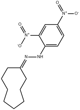 Cyclononanone (2,4-dinitrophenyl)hydrazone Struktur