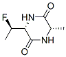 2,5-Piperazinedione,3-(1-fluoroethyl)-6-methyl-,[3R-[3-alpha-(R*),6-alpha-]]-(9CI) Struktur