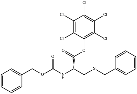 perchlorophenyl S-benzyl-N-(benzyloxycarbonyl)-L-cysteinate Struktur