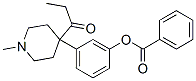 1-[4-[3-(Benzoyloxy)phenyl]-1-methyl-4-piperidinyl]-1-propanone Struktur