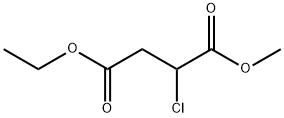 Butanedioic acid, chloro-, 4-ethyl 1-methyl ester (9CI) Struktur