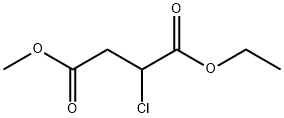 Butanedioic acid, chloro-, 1-ethyl 4-methyl ester (9CI) Struktur