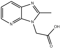 2-(2-Methyl-3H-iMidazo[4,5-b]pyridin-3-yl)acetic acid Struktur