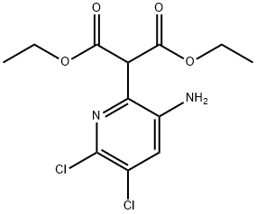 Diethyl 2-(3-aMino-5,6-dichloropyridin-2-yl)Malonate Struktur