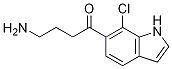 1-Butanone, 4-aMino-1-(7-chloro-1H-indol-6-yl)- Struktur