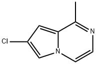 1-METHYL-7-CHLOROPYRROLO[1,2-A]PYRAZINE Struktur