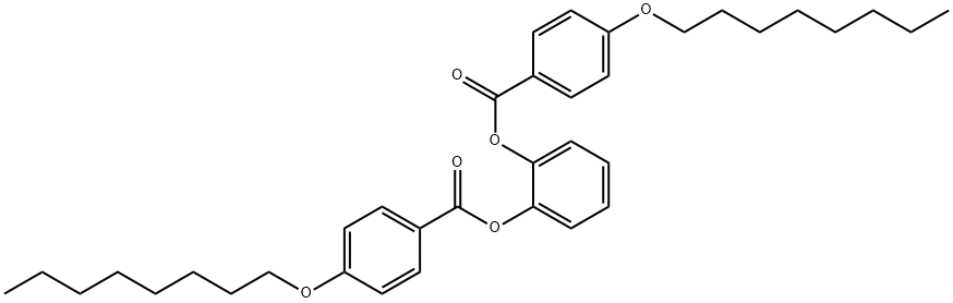 1,2-phenylene bis(4-(octyloxy)benzoate) Struktur