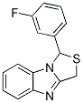 1H,3H-Thiazolo[3,4-a]benzimidazole, 1-(3-fluorophenyl)- Struktur