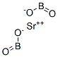 strontium metaborate Struktur