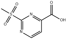 2-(Methylsulfonyl)pyriMidine-4-carboxylic acid Struktur