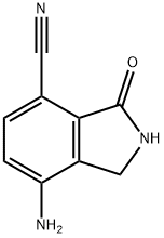 7-aMino-3-oxoisoindoline-4-carbonitrile Struktur