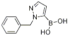 Boronic acid, B-[1-(phenylMethyl)-1H-pyrazol-5-yl]- Struktur