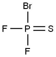 Bromodifluorophosphine sulfide Struktur