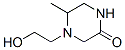 Piperazinone, 4-(2-hydroxyethyl)-5-methyl- (9CI) Struktur