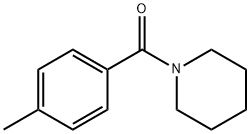 1-Piperidinyl(p-tolyl)methanone Struktur