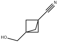 3-(Hydroxymethyl)bicyclo[1.1.1]pentane-1-carbonitrile Structure
