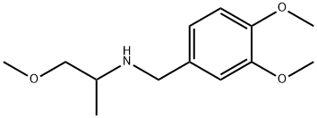 (3,4-DIMETHOXY-BENZYL)-(2-METHOXY-1-METHYL-ETHYL)-AMINE Struktur