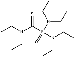 1-[Bis(diethylamino)phosphinyl]-N,N-diethylformthioamide Struktur