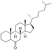 5β-Cholestan-6-one Struktur