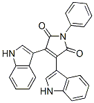 3,4-BIS-(1H-INDOL-3-YL)-1-PHENYL-PYRROLE-2,5-DIONE Struktur