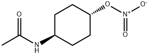 (4-acetamidocyclohexyl) nitrate Struktur