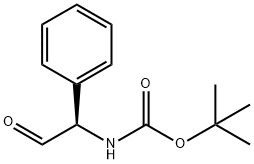 N-BOC-D-PHENYLGLYCINAL Struktur