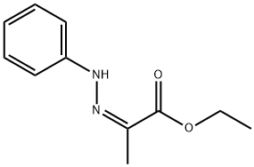 ethyl 2-[(Z)-2-phenylhydrazono]propanoate Struktur