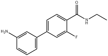 4-(3-AMinophenyl)-N-ethyl-2-fluorobenzaMide Struktur