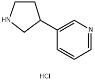 3-(Pyrrolidin-3-yl)pyridine hydrochloride Struktur