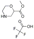 Methyl Morpholine-2-carboxylate 2,2,2-trifluoroacetate Struktur