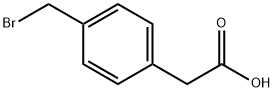 4-(BROMOMETHYL)PHENYLACETIC ACID Structure