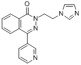 2-(2-(1-imidazolyl)ethyl)-4-(3-pyridyl)-1(2H)-phthalazinone Struktur