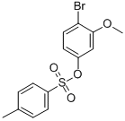 4-BROMO-3-METHOXYPHENYL PARATOSYLATE Struktur