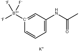 Potassium 3-acetamidophenyltrifluoroborate Struktur