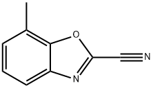 2-Benzoxazolecarbonitrile,  7-methyl- Struktur