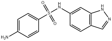 6-SULFANILAMIDOINDAZOLE Struktur