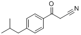 BENZENEPROPANENITRILE, 4-(2-METHYLPROPYL)-B-OXO- Struktur