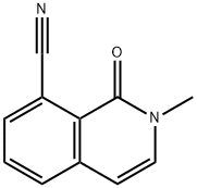 2-dihydro-2-Methyl-1-oxoisoquinoline-8-carbonitrile Struktur