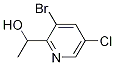 1-(3-broMo-5-chloropyridin-2-yl)ethanol Struktur