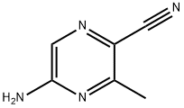 5-aMino-3-Methylpyrazine-2-carbonitrile Struktur