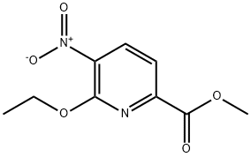 Methyl 6-ethoxy-5-nitropyridine-2-carboxylate Struktur