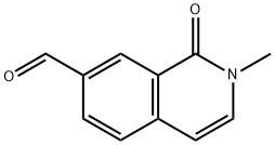 2-dihydro-2-Methyl-1-oxoisoquinoline-7-carbaldehyde Struktur