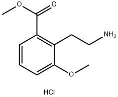 Methyl 2-(2-aMinoethyl)-3-Methoxybenzoate hydrochloride Struktur