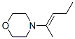 Morpholine,  4-(1-methyl-1-butenyl)-  (7CI,8CI,9CI) Struktur