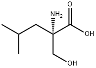 D-Leucine,  2-(hydroxymethyl)-  (9CI) Struktur