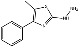 5-METHYL-4-PHENYL-2(3H)-THIAZOLONE HYDRAZONE Struktur