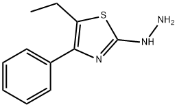 5-ETHYL-4-PHENYL-2(3H)-THIAZOLONE HYDRAZONE Struktur